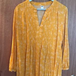 Yellow Shift Dress